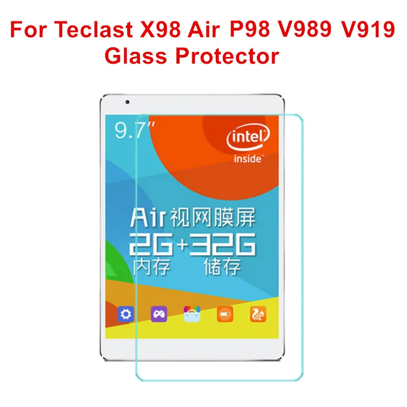 for Teclast X98 Пленка из закаленного стекла для Teclast T20 10,1 '', Защитная пленка для экрана Teclast M20 M30 T30 T10 X98 X10HD X10H T8, защитное стекло - Цвет: for Teclast X98