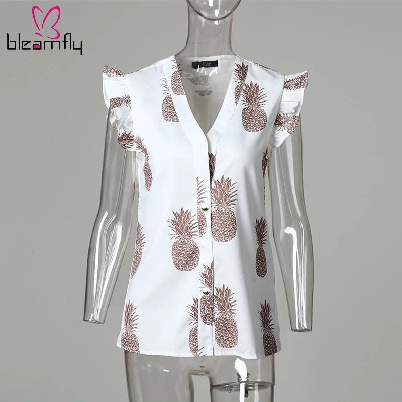Лето 2019 женский элегантный топ для отдыха Женская милая рубашка девочек с