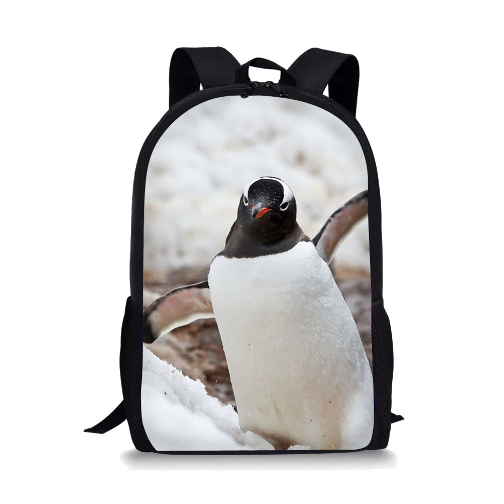HaoYun School Backpack for Teenager Girls Boys Penguin Printed Primary Kids Adorable Children Bags Casual Travel 2019 new