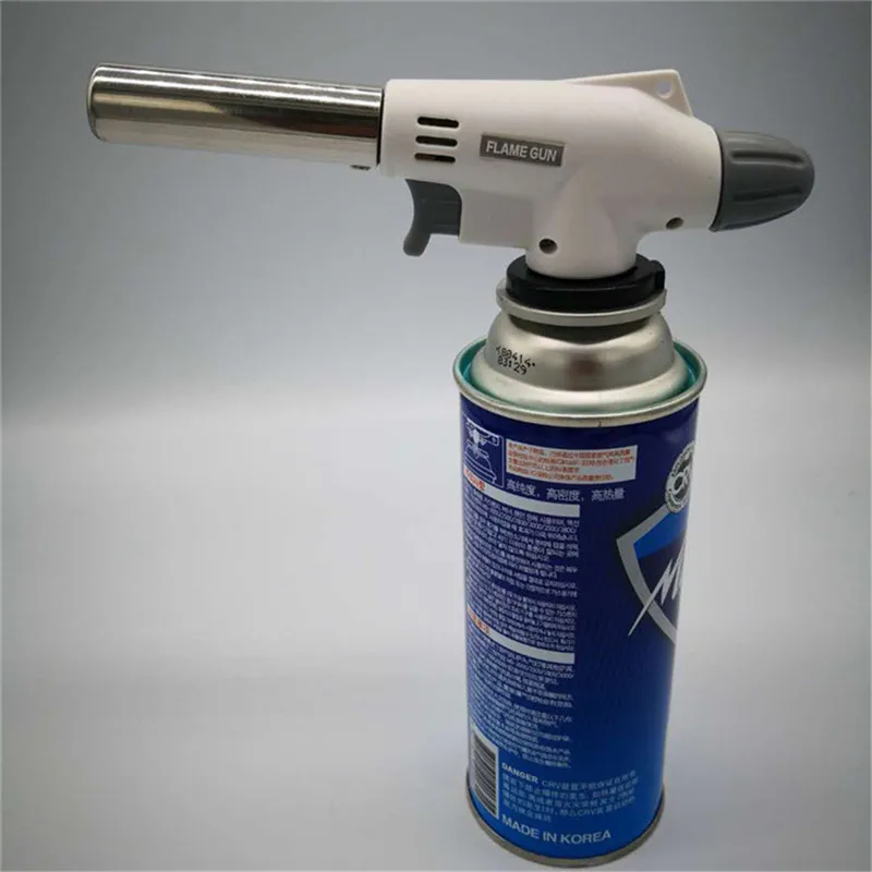 Наружная Портативная Бутановая горелка газовый фонарь Пламенный пистолет для