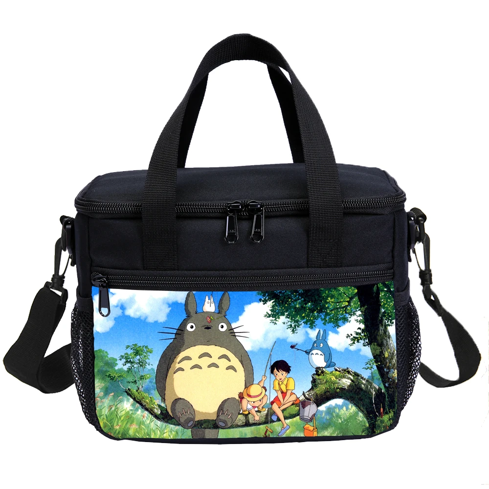 Симпатичная мультяшная Сумка Тоторо для ланча женщин Детская сумка холодильник
