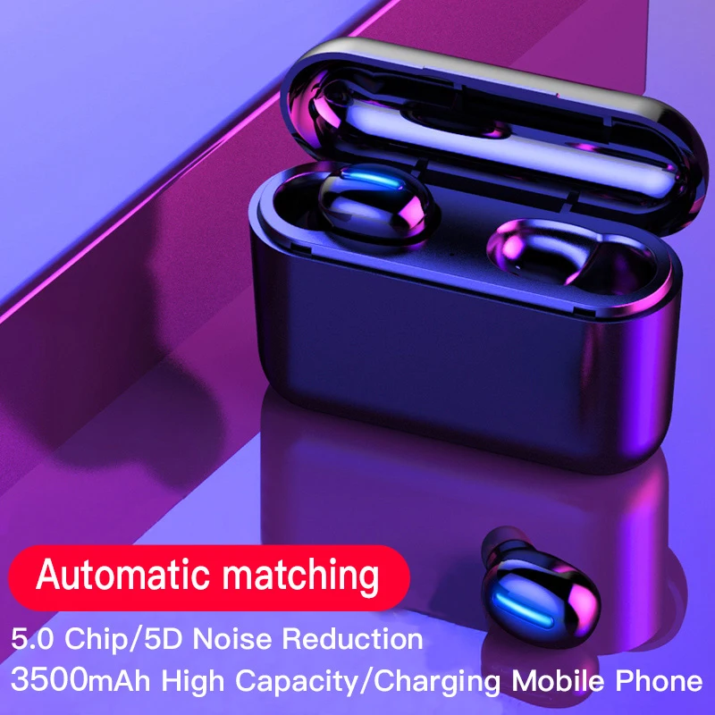Q32S Bluetooth наушники 5 0 Handsfree Беспроводные спортивные 3D стерео водонепроницаемые