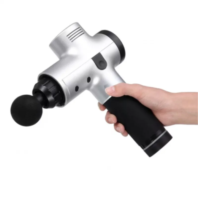 Массажный пистолет с вибрирующей кнопкой Электрический массажер для упражнений