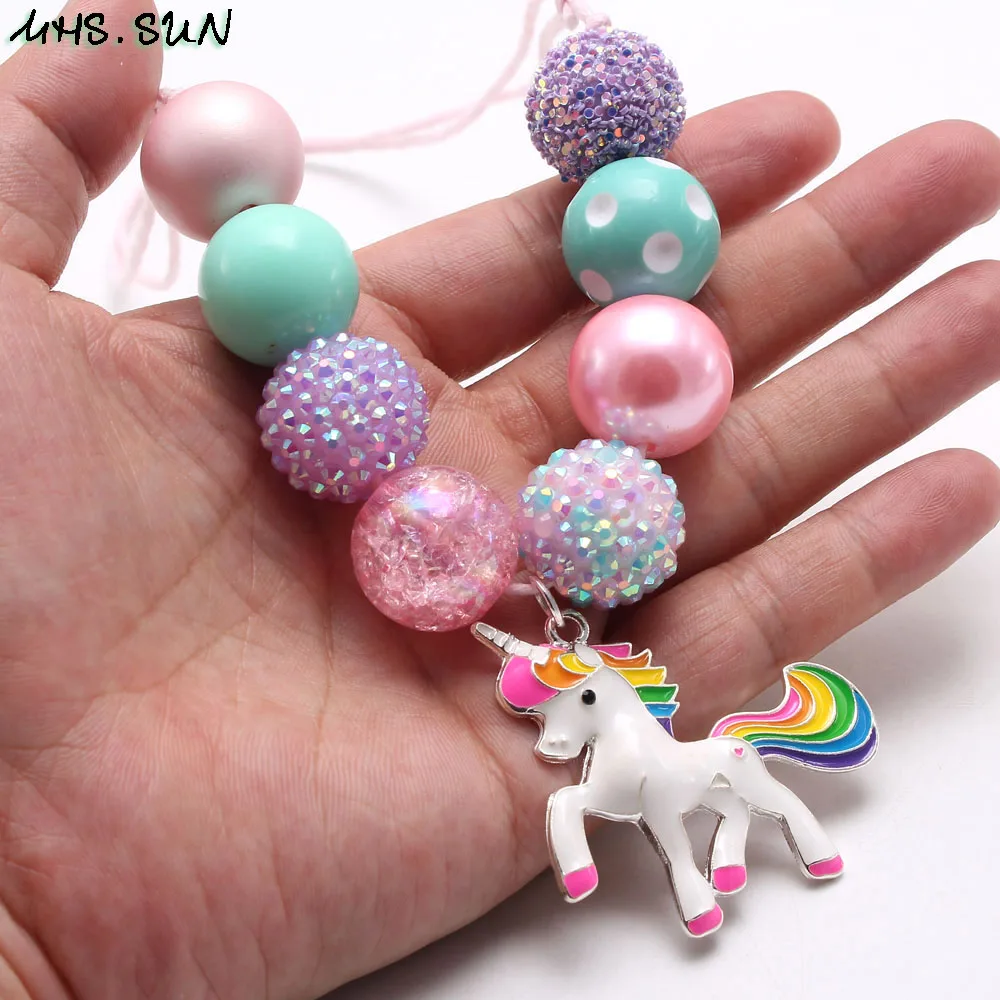 Служба. Солнце комплект массивной бижутерии единорог кулон для маленьких