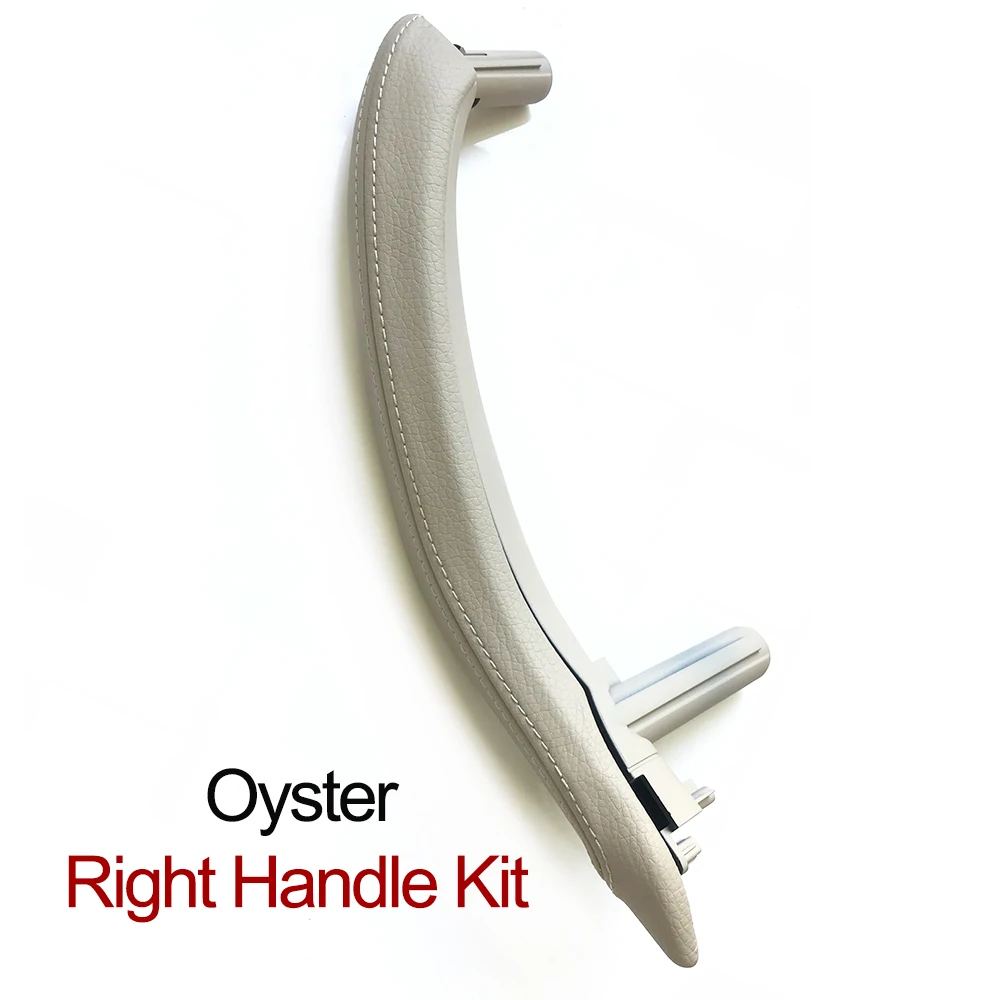 

Модернизированная левая и правая внутренняя дверная ручка в сборе с внешним кожаным чехлом для BMW X5 X6 F15 F16 2014-2018