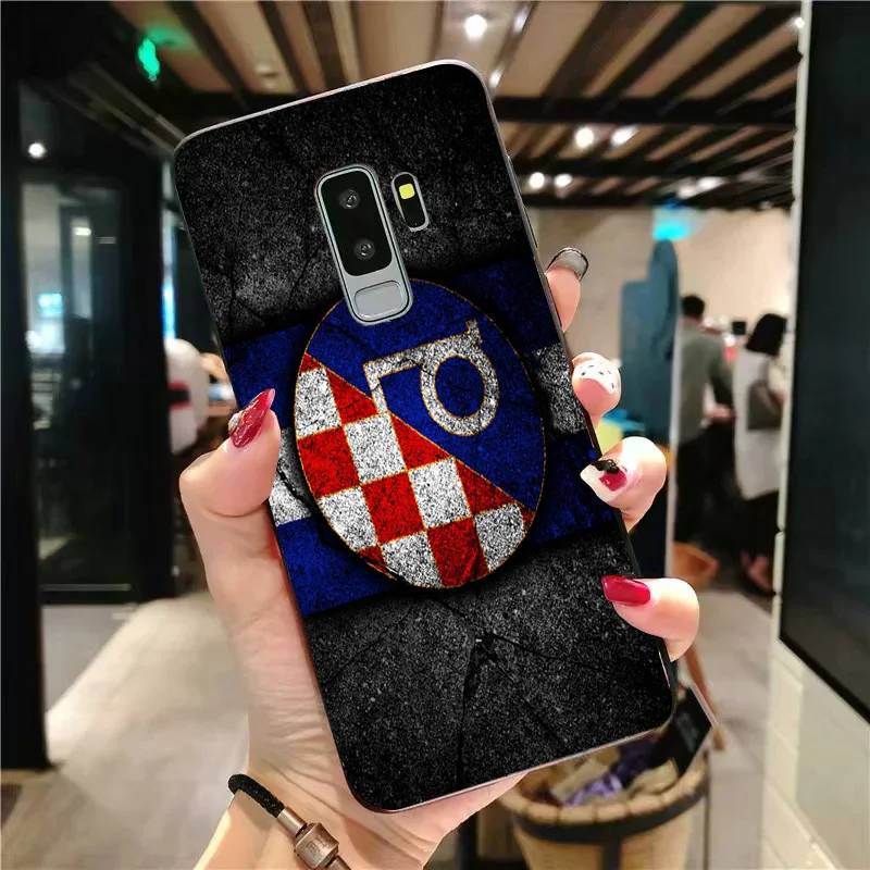 Чехол для телефона FC Dinamo Zagreb Samsung Galaxy S6 Edge S7 S8 S9 Plus A3 A7 A5 A8 A9 J5 J7 S5 DIY чехол мягкого ТПУ