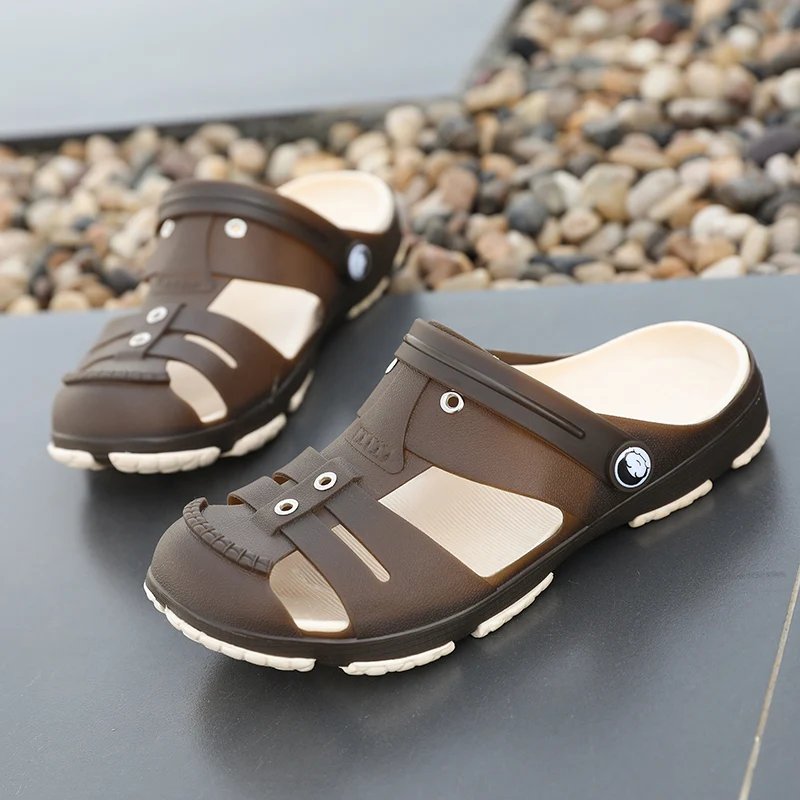 Оригинальные новые садовые Вьетнамки водонепроницаемая обувь мужские теннисные