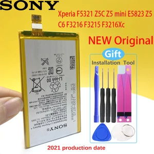 Аккумулятор SONY LIS1594ERPC 100% мАч для Sony Xperia Z5mini XA Ultra C6 F3216 F3215 F3216Xc Xmini F5321 Z5C Z5, 2700 оригинал