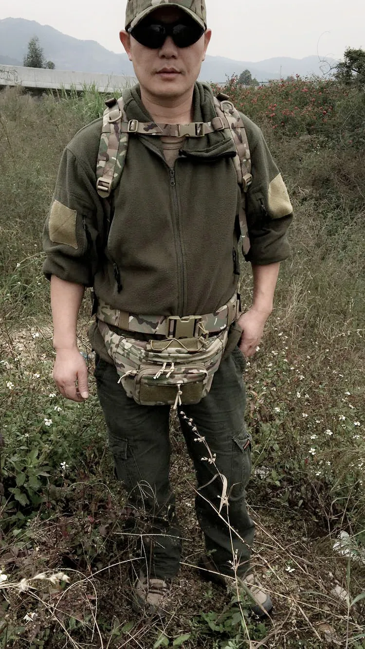 Outdoor Sports Triangle Waist Bag Multifunctional Vest Accessories Sundry Chest Bag Tc0089