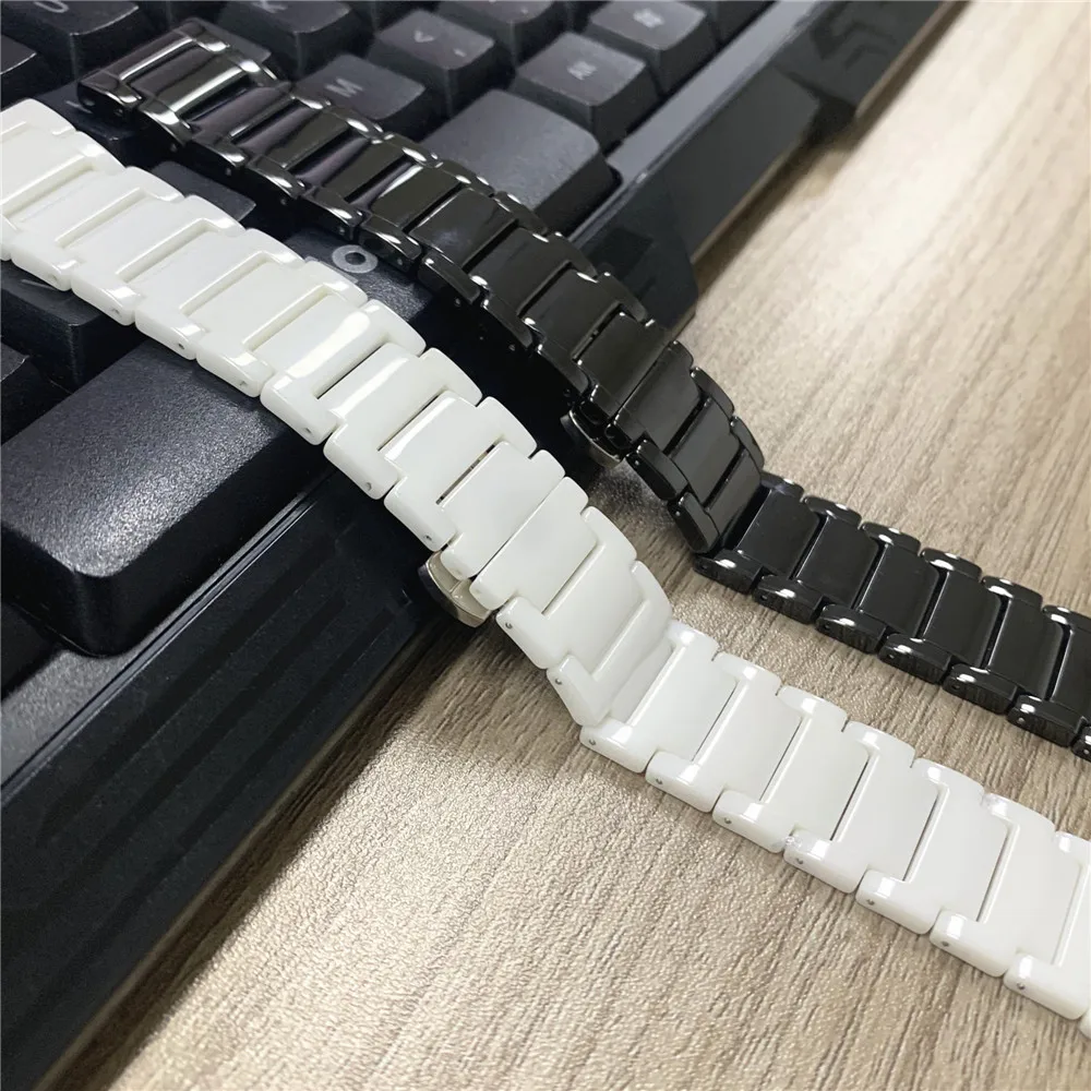 Stylish Elegant Ceramic Strap for Apple Watch Band Series 6 5 4 3 2 SE Replaceable Bracelet Belt for iWatch 38MM 42MM 40MM 44MM