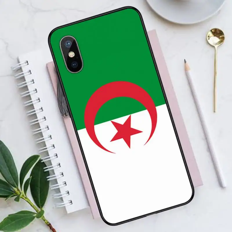 

Algeria National Flag Symbol Phone Cases for iPhone 11 12 pro XS MAX 8 7 6 6S Plus X 5S SE 2020 XR Luxury brand shell funda