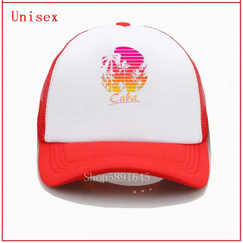 Женская бейсбольная кепка с изображением заката Кубы | Аксессуары для одежды