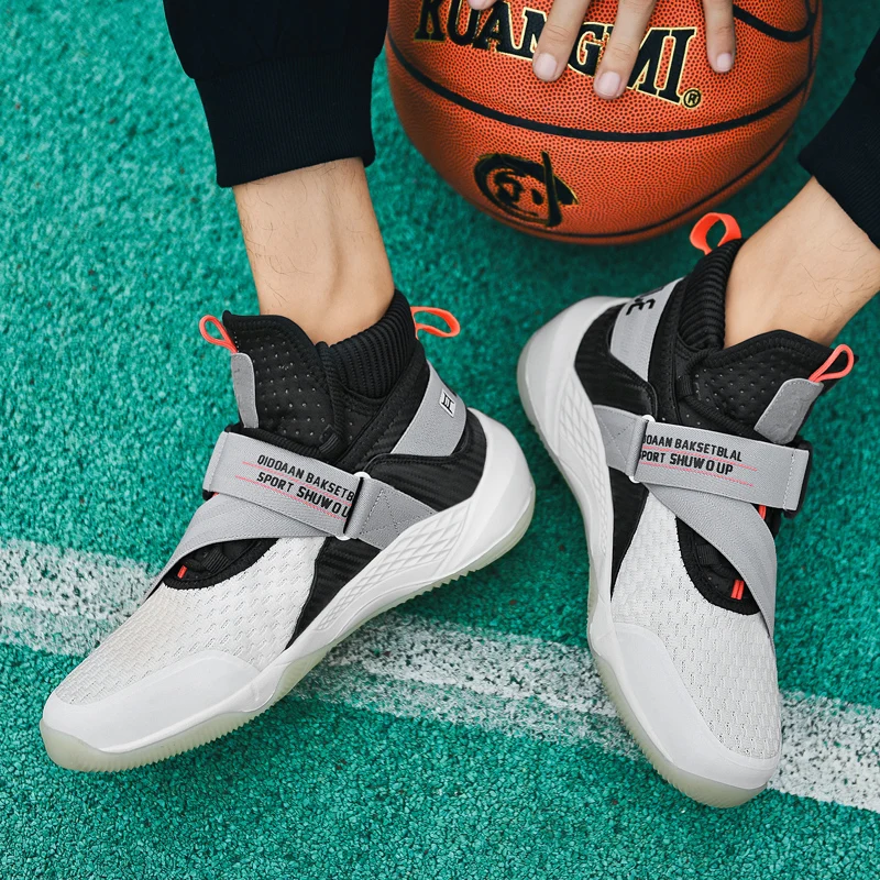 

2021 Boys Sneakers For Basketball Brand Sport Shoe Men Anti Slip Basketball Trainers Mens Popular Sneakers Basketball Sock Boots