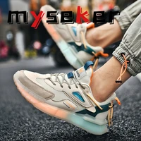 2021 best selling spring mens breathable shoes breathable shock absorption running shoes comfortable and lightweight outdoor t6