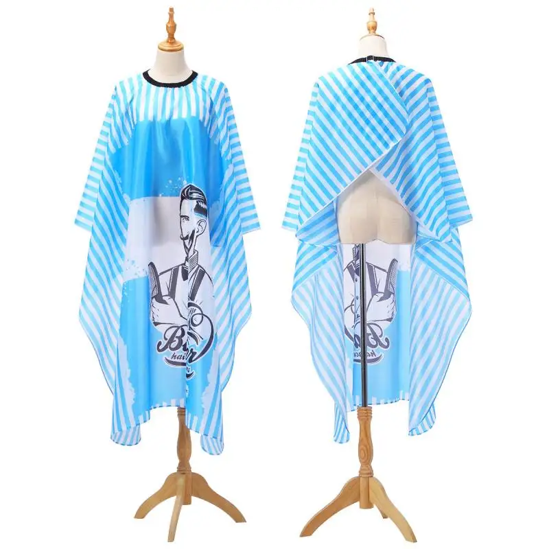 

Nylon Cut Open Pattern Beauty Salon Shawl Cloth Popular Barber Shop Waterproof Cape Hairdresser Wrap Gown Tools Anti-Static