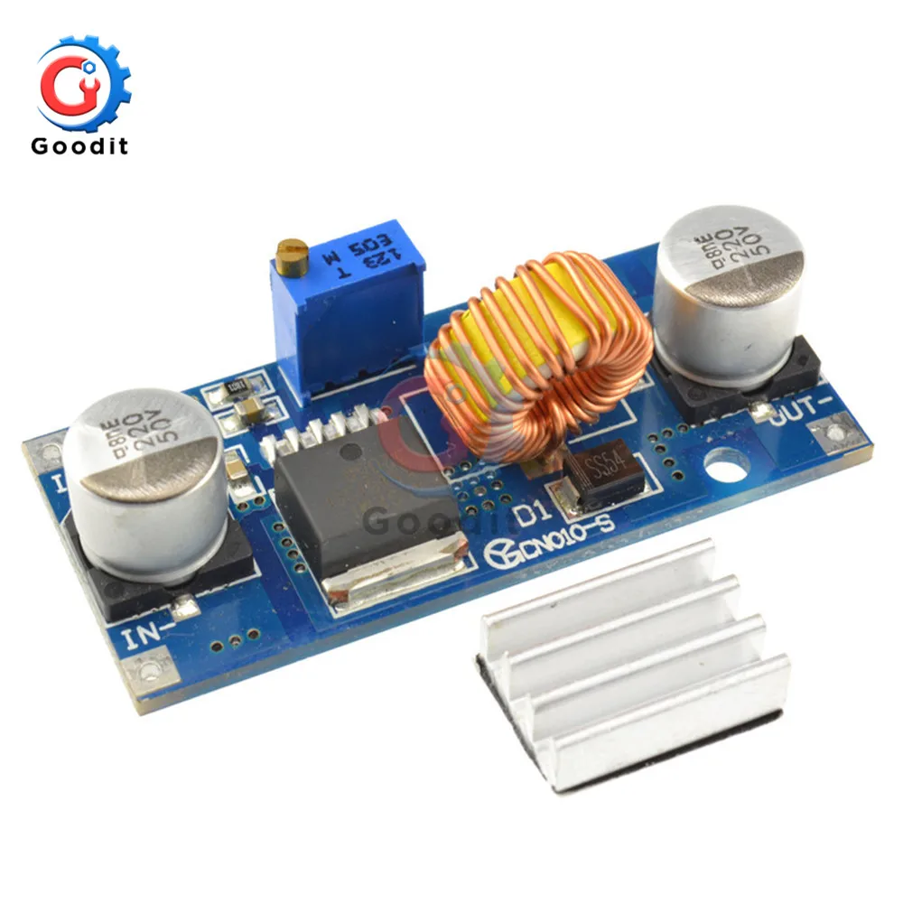Фото DC-DC 4-38V до 1 25-36V 24V 12V 9V 5V Шаг вниз Регулируемый Питание модуль XL4015 светодиодный DC-DC 4-38V до 1 25-36V 24V 12V 9V 5V Шаг вниз Регулируемый Питание модуль XL4015 светодиодный