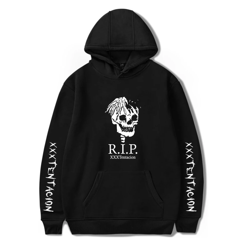 Хип-хоп нейтральный Рэппер XXX Tentacion принт Толстовка для мужчин и женщин крутая