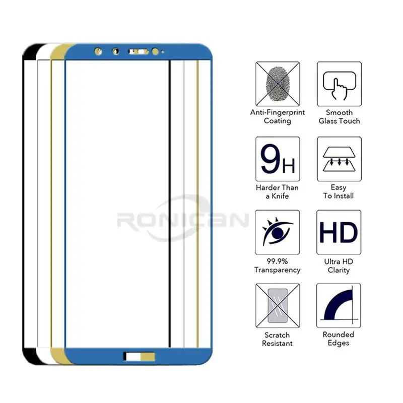 Защитный экран на Huawei Honor протектор экрана из закаленного стекла для 9 lite