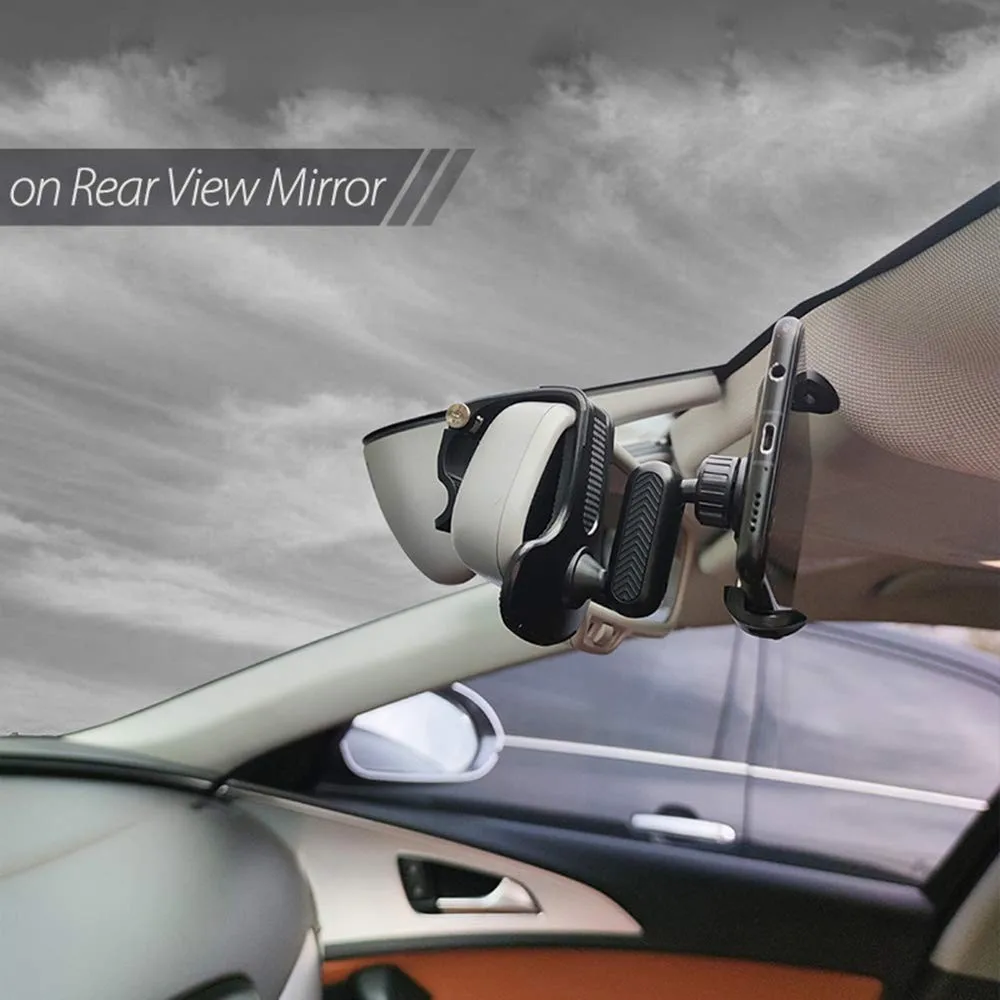 aular universal car cell phone mount upgrade 360 rotation dashboard cell phone clip automobile cradles car holder mount stand free global shipping