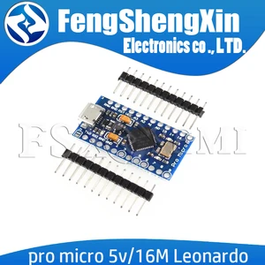 Pro Micro ATmega32U4 5V 16MHz Replace ATmega328 For Arduino Pro Mini With 2 Row Pin Header For Leonardo Mini Usb Interface
