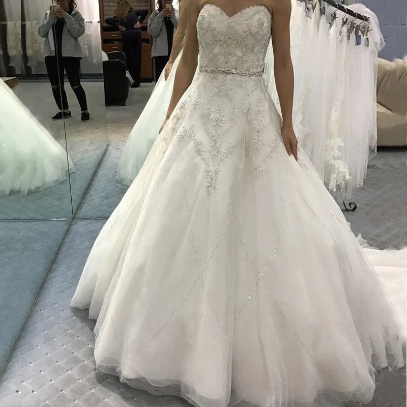 Любовник Поцелуй Платья трапециевидной формы Vestidos De Noiva 2021 свадебное платье без