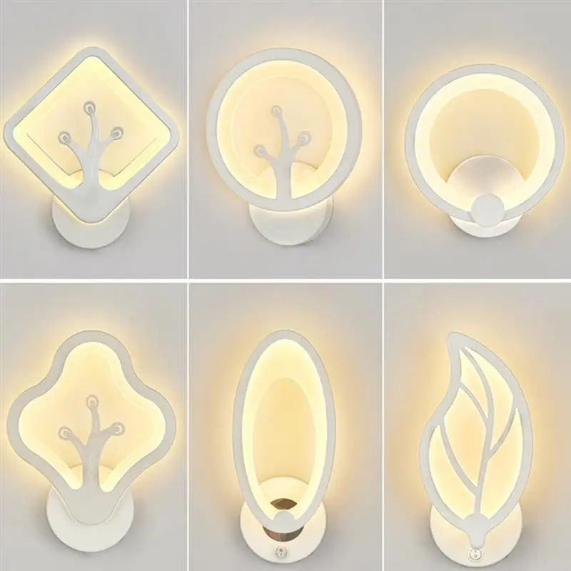 Креативный светодиодный прикроватный светильник для спальни 12 Вт современный