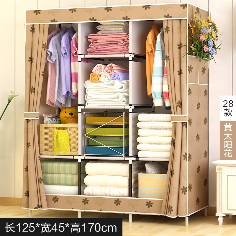 Портативный шкаф-органайзер шкаф для одежды хранения комод спальни идеальный