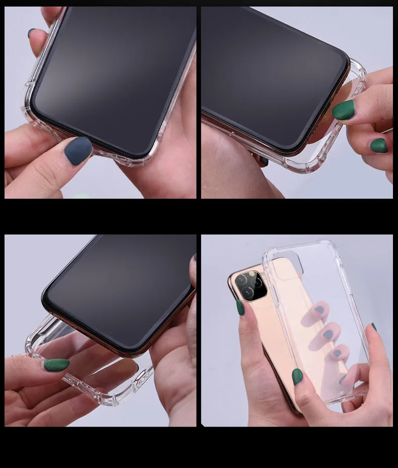 Прозрачное небьющееся осень мобильный телефон чехол для iphone 11 pro ТПУ закаленное