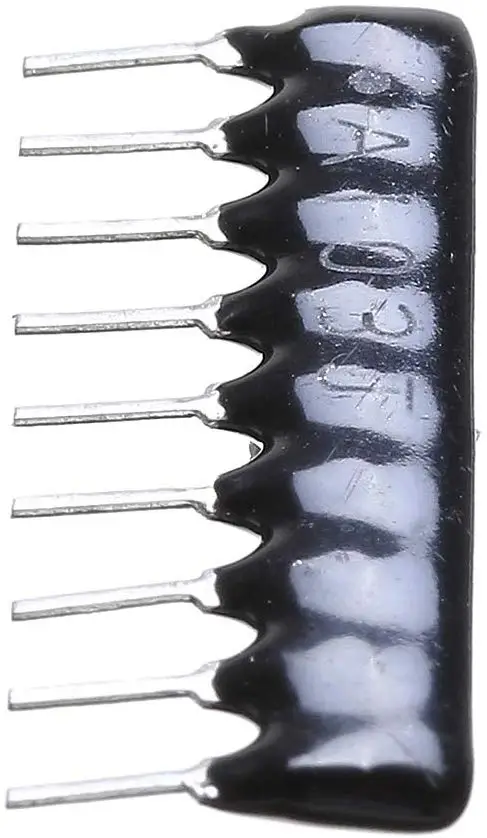 9Pin резистор сетевой Массив 1K 10K 100K ohm DIP изоляционный (упаковка из 10)|Резисторы| |