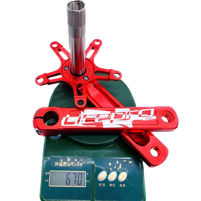 

Litepro Edge Crank 130BCD 170mm 5Claw Aluminum Alloy CNC Press-in Bottom Bracket Road Folding Bike Crankset Part