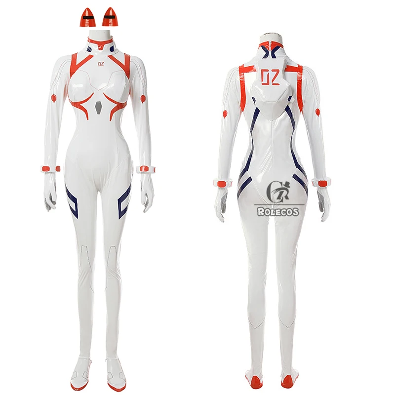 Женский кожаный костюм ROLECOS из аниме ЭВА пикантный для косплея ЕВА АСУКА Лэнгли