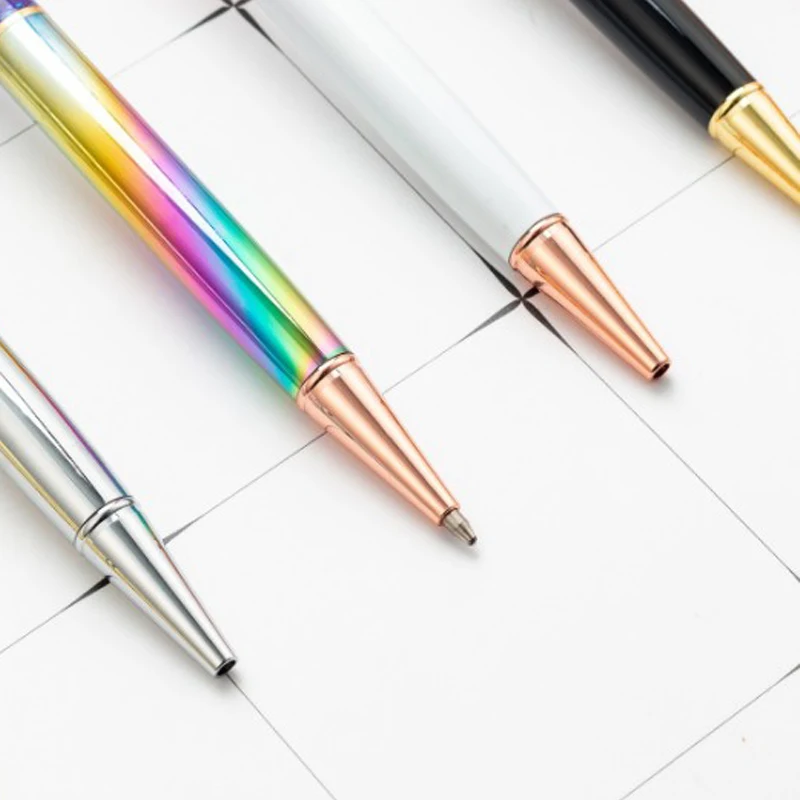 12 шт золотой порошок масло лук металлическая шариковая ручка канцелярские новые