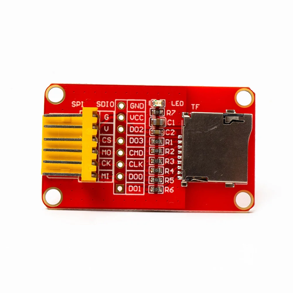 Модуль Micro SD TF Card SPI SDIO для Diy MCU STM32 AVR PIC Arduino Raspberry Pi GPIO | Электронные компоненты и