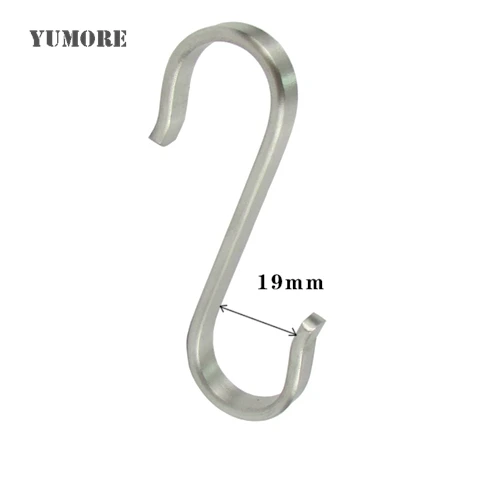 

YUMORE S hook key hanger Clothing Store Organizer closet Hanging Long Display Hooks no-hurt Kitchen Bathroom hooks