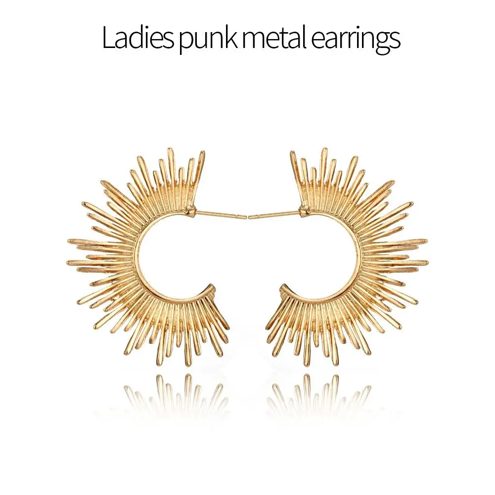 Винтажные Женские Висячие серьги из сплава геометрической формы с образной