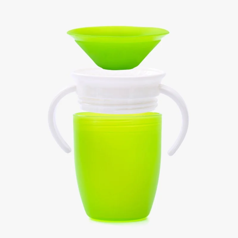 Безопасная герметичная чашка для кормления ребенка бутылочка воды 240 мл