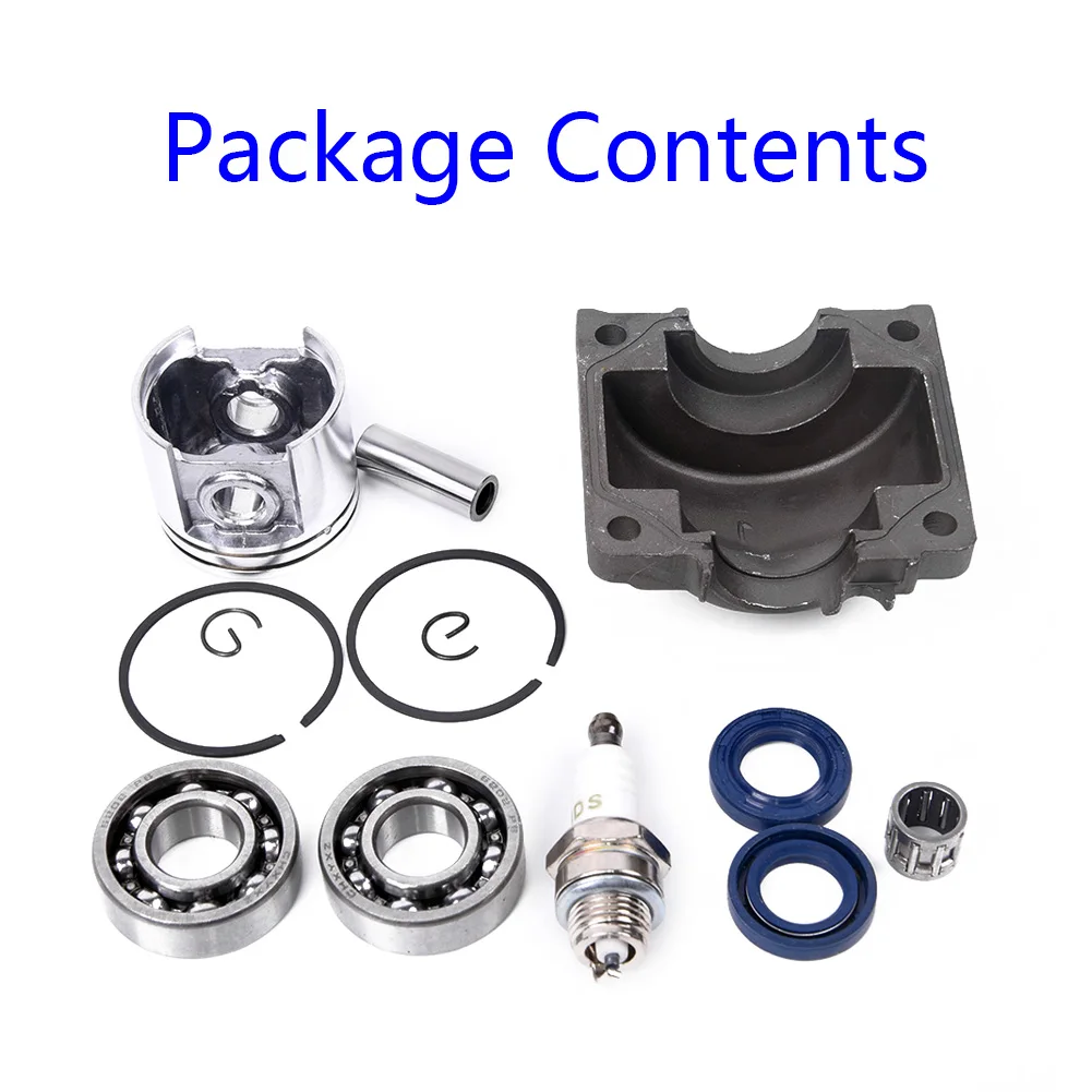 40 мм поршень цилиндра части для Stihl MS210 021 MS 210 бензопила Кривошип #11230201216 |