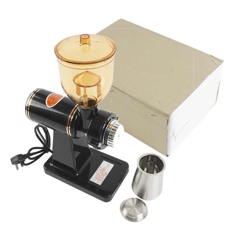 

Household Electric Coffee Bean Grinder Cone Burr Grinder Stainless Steel Coffee Grinder