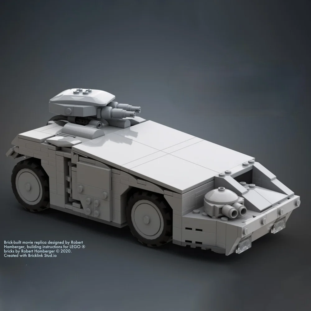 

Детская игрушка подарок M577 Военная серия бронированный автомобиль MOC строительный блок пленка сборка модель