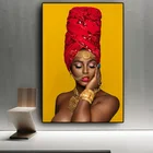 Черно-золотые сексуальные обнаженные африканские фотообои и принты настенные картины для гостиной домашний Декор (без рамки)