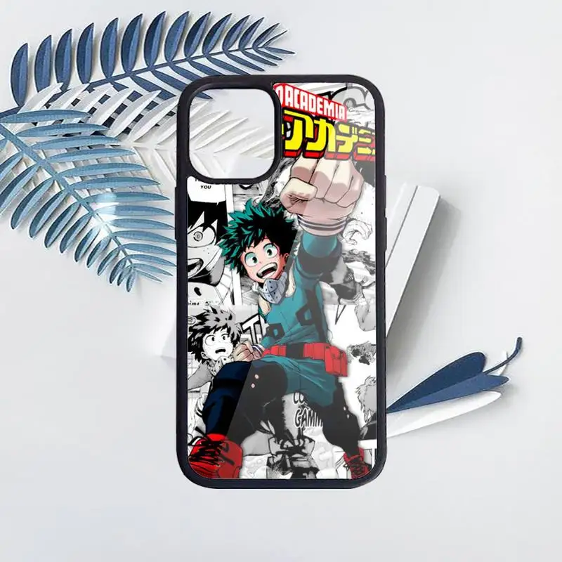 

Deku Izuku Midoriya My Hero Academia anime luxury design Phone Case PC for iPhone 11 12 pro XS MAX 8 7 6 6S Plus X 5S SE 2020 XR