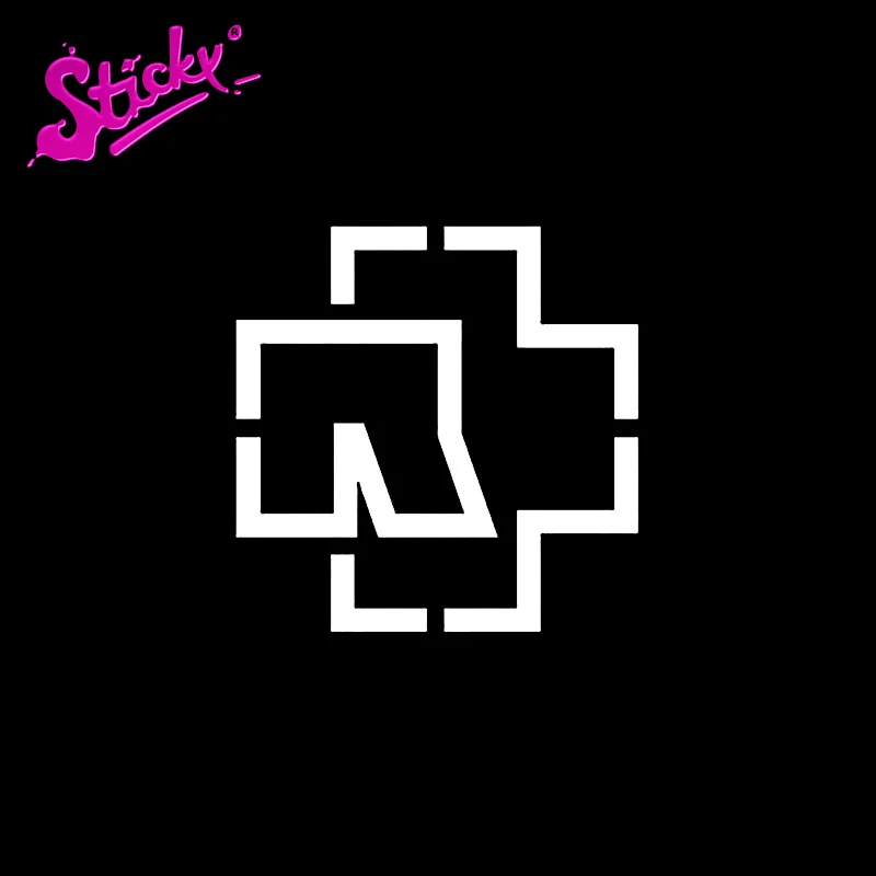 

STICKY Ramm Stein Car Sticker Gold D.R. Badge Brand Car Sticker Decal Decor for RV Auto Motocross Racing Laptop Helmet Trunk