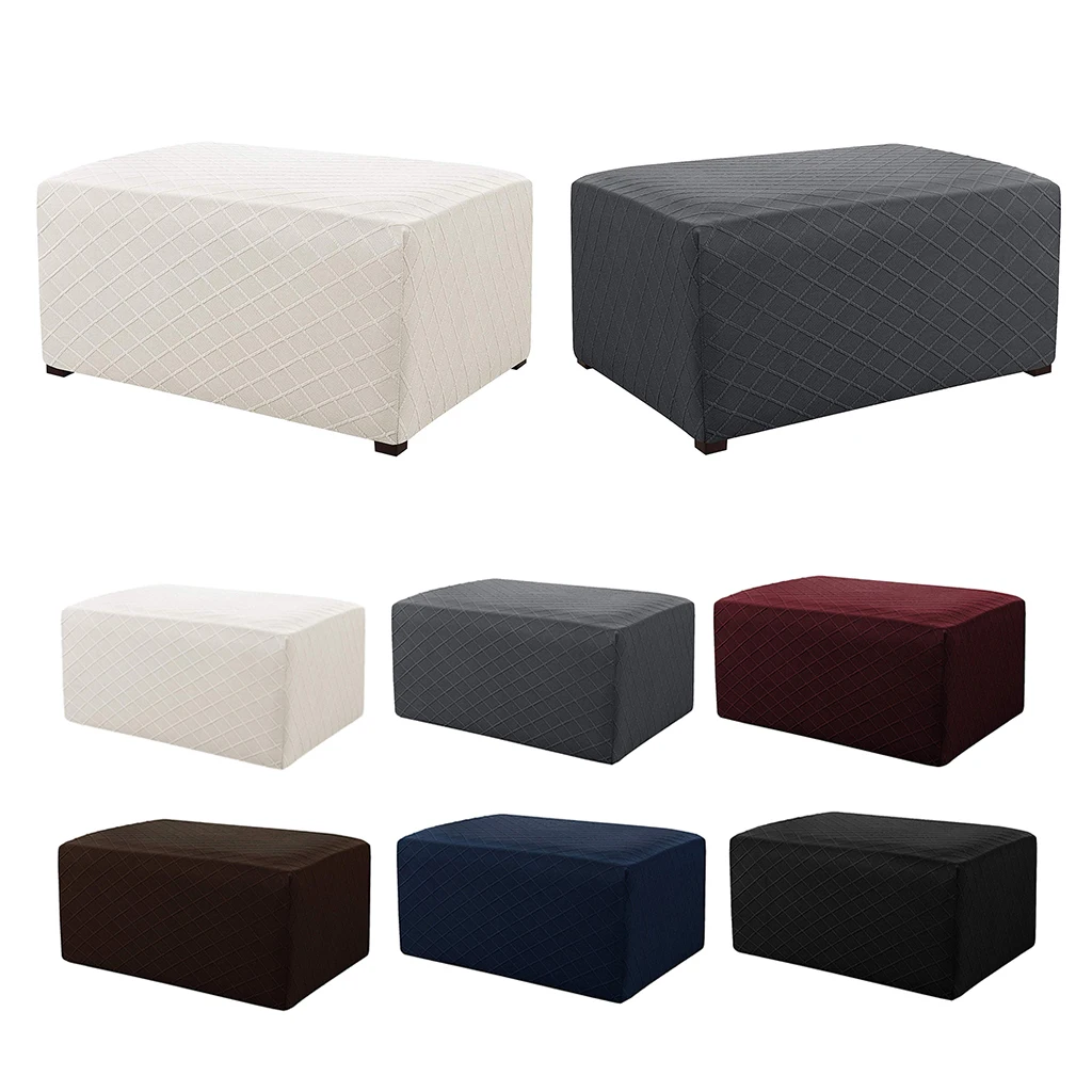 Растягивающиеся Чехлы для хранения османские ног диванные чехлы защитные