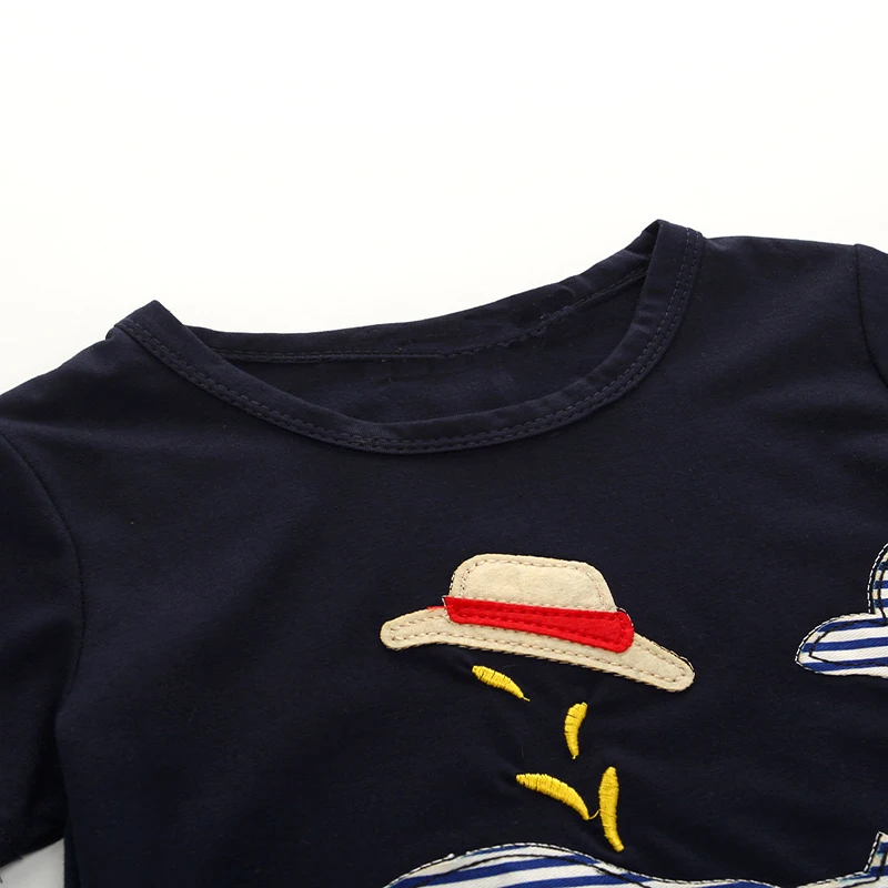 Комплект летней одежды для мальчиков повседневные хлопковые комплекты детей