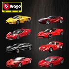 Модель спортивной машины Bburago 1:43 Ferrari, желтая гоночная модель из сплава, имитация автомобиля, украшение, коллекционная игрушка в подарок
