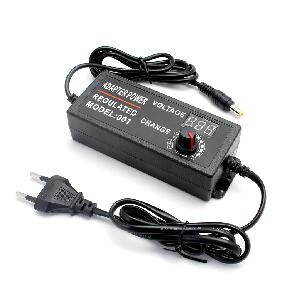 

Adjustable Power Supply AC 220V TO DC 12V 9V 3V 24V Display Screen Universal Adapter 5 24V Power Source Transformer DC 12V EU US