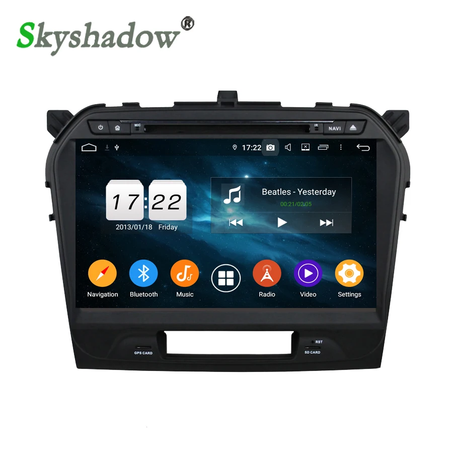DSP IPS Android 10 8Core 4G + 32G автомобильное радио DVD плеер GPS карта RDS wifi Bluetooth 4 2 задняя