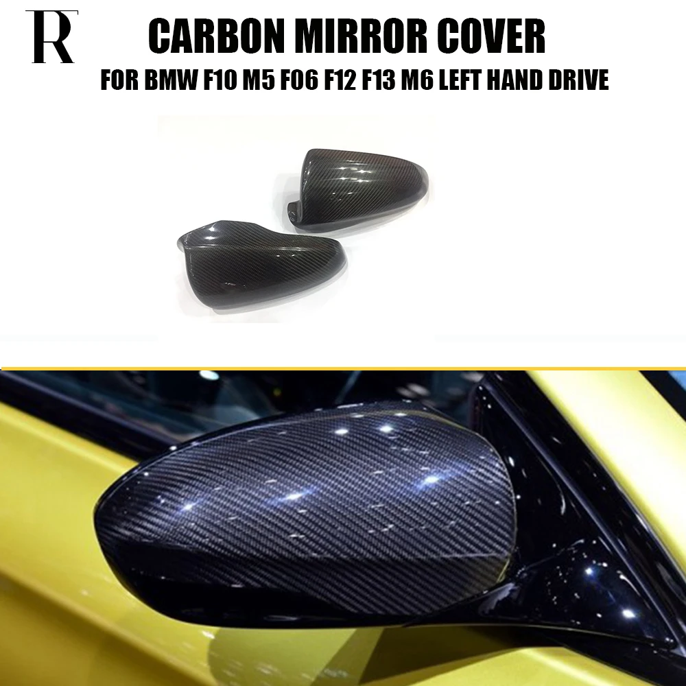 

Dry Carbon Fiber Replacement Style Side Mirror Cover Cap for BMW F10 M5 F06 F12 F13 M6 Left Hand Drive Only