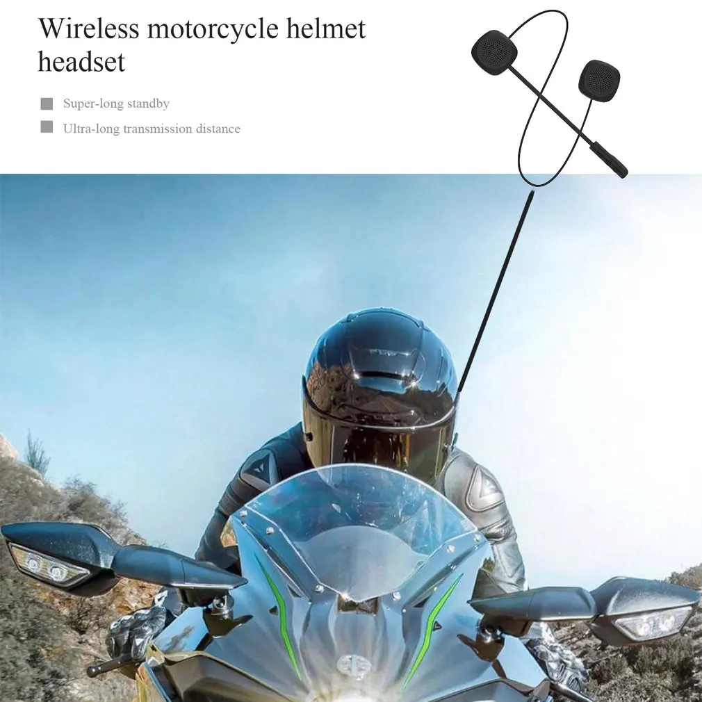 

Mh04 Motorcycle Wireless Helmet Headset V5.0 Helmet Wireless Headset Stereo Headset Wireless Headphones