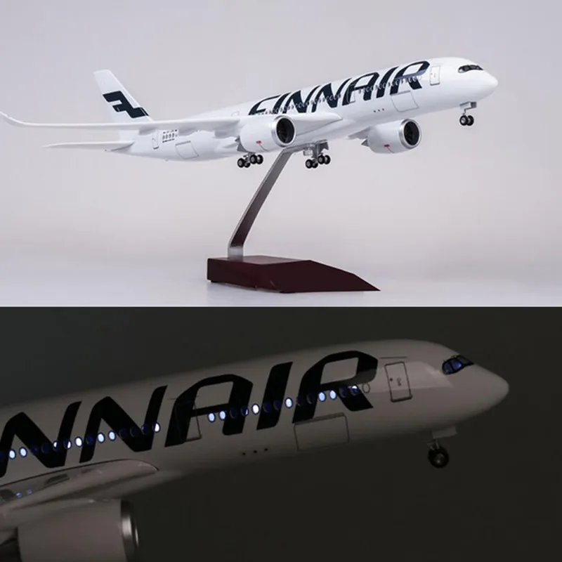 Коллекция 1/142 шкала литья под давлением пластиковая Смола самолет 47 см Airbus A350 FINNAIR